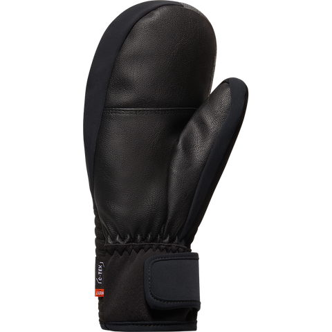 Cairn Elena In Pure Fit Ski & Snowboard Mittens - Black Dark Grey Chine