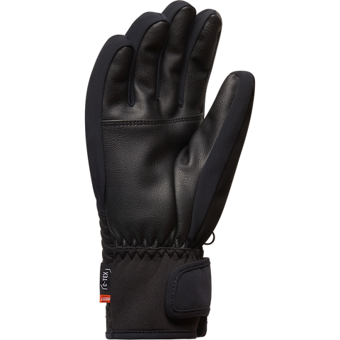 Cairn Elena Pure Fit Ski & Snowboard Gloves - Black Dark Grey Chine