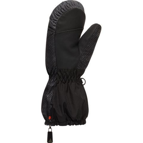 Cairn Doodle In Pure B Long Kids' Ski & Snowboard Mittens - Black Graphite