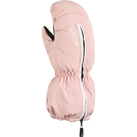 Cairn Doodle In Pure B Long Kids' Ski & Snowboard Mittens - Powder Pink