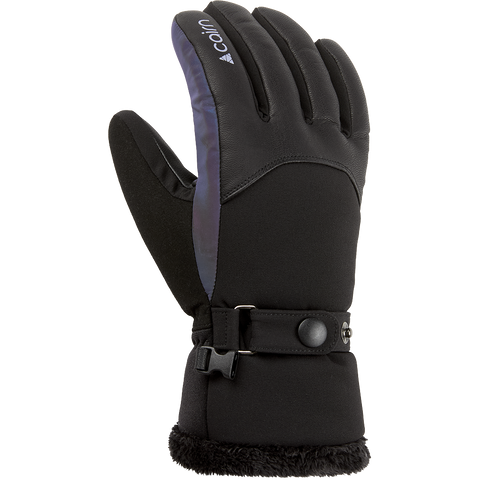 Cairn Elena Pure R Ski & Snowboard Gloves - Black Holographic