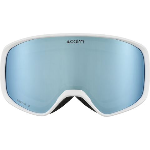 Cairn Glide Pure CLX3 Ski & Snowboard Goggles - Mat White Sky
