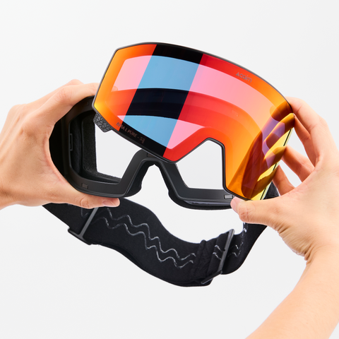 Cairn Bera L Pure CLX3 Magnetic Ski & Snowboard Goggles - Mat Black
