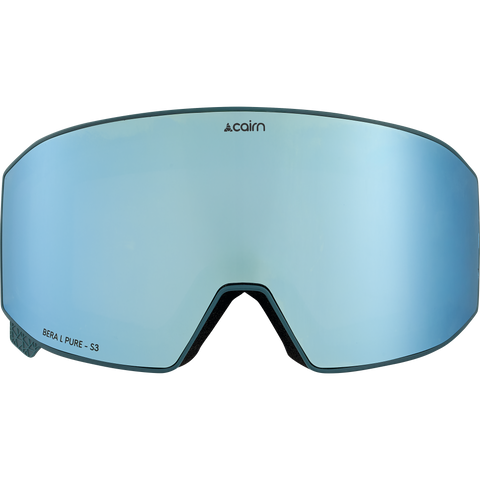 Cairn Bera L Pure CLX3 Magnetic Ski & Snowboard Goggles - Mat Blue