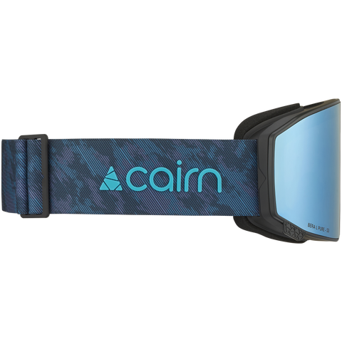 Cairn Bera L Pure CLX3 Magnetic Ski & Snowboard Goggles - Mat Turquoise Camo