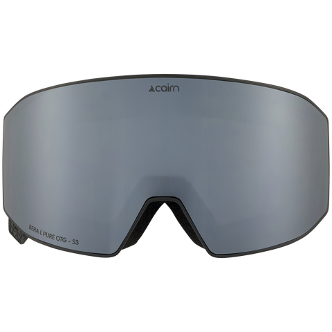 Cairn Bera L Pure OTG CLX3 Magnetic Ski & Snowboard Goggles - Mat Black