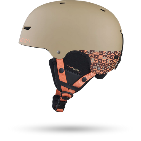 Cairn Darwin J Kids' Ski & Snowboard Helmet - Mat Linen