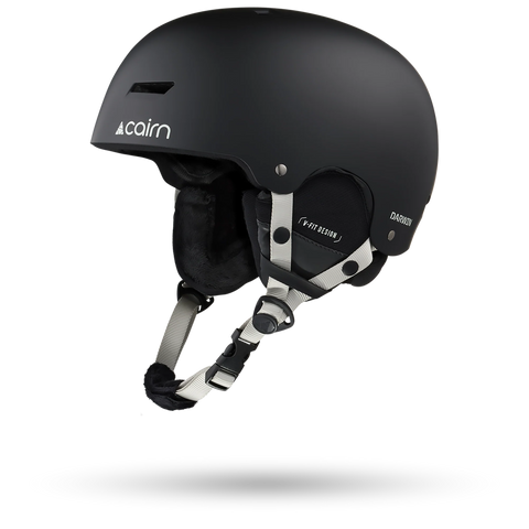 Cairn Darwin Ski & Snowboard Helmet - Mat Black Agate Gray