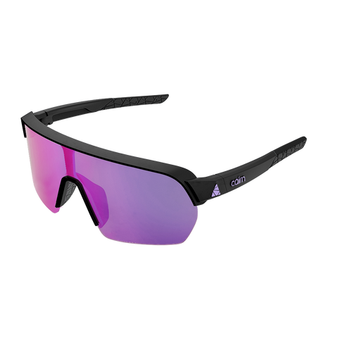Cairn Roc Light S Sports Sunglasses - Mat Black Lilac