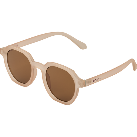 Cairn Hexa Sunglasses - Crystal Mat Papaye
