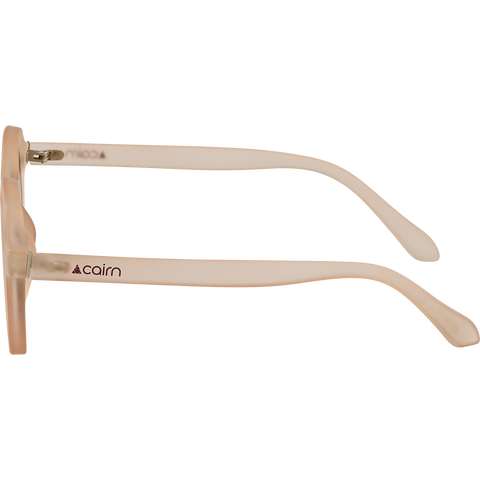 Cairn Hexa Sunglasses - Crystal Mat Papaye