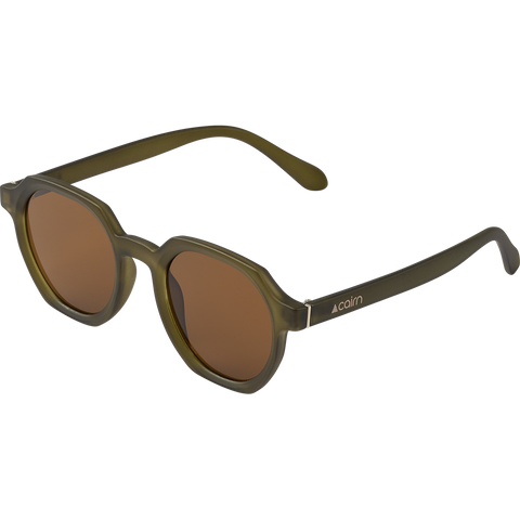 Cairn Hexa Sunglasses - Crystal Mat Khaki