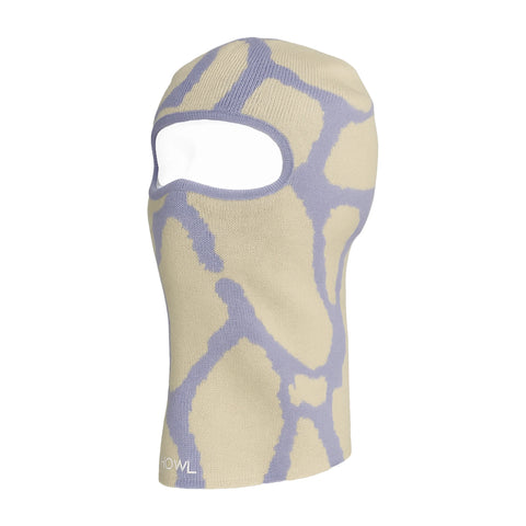 Howl Arcade Facemask in White/Blue – front
