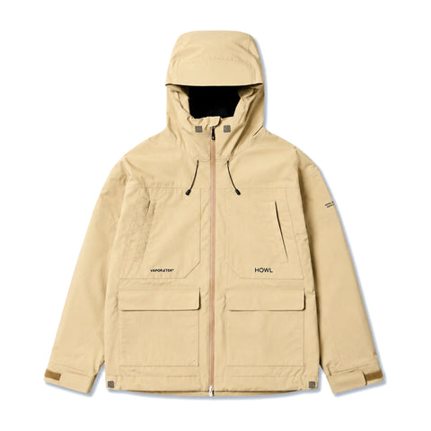 Howl Heritage Jacket in Tan – flat lay