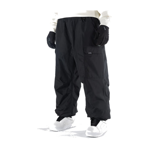 Howl Insulated Cargo Pant in Black – front