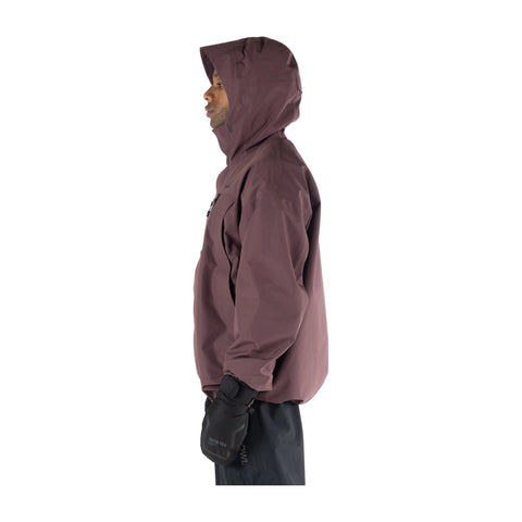 Howl Shell Jacket in Plum – side
