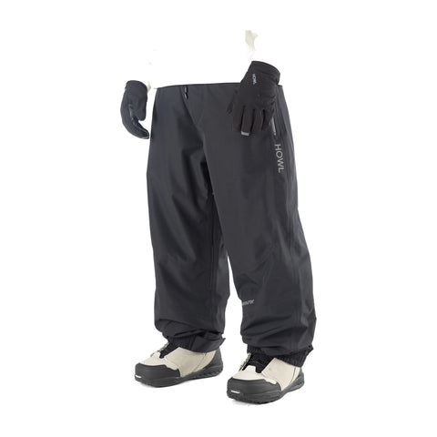 Howl Shell Pant in Black – front