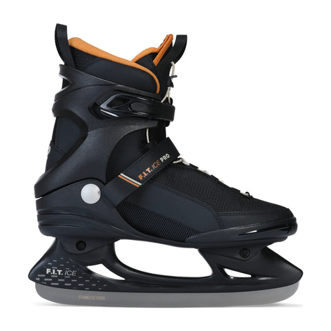 K2 F.I.T. Pro Men's Ice Skates 2027 in Grey / Orange – side view