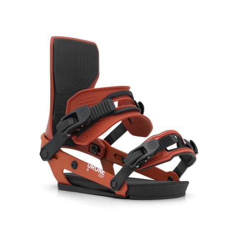 Ride Drone Snowboard Bindings 2027 in Red – outside side view
