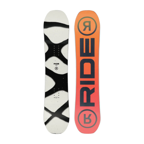 Ride Lowride Snowboard 2027 – top sheet and base, front view