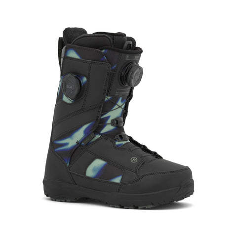 Ride Synth Women's Snowboard Boots 2027 in Black Smoke – outside side view