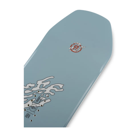 Ride Zero Snowboard 2027 – top sheet detail