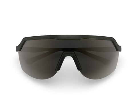 Spektrum Blank Bio Sunglasses / Moss Green / Brown Bio-Based Performance Eyewear