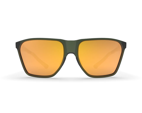 Spektrum Anjan Bio Sunglasses / Moss Green / Gold Bio-Based Performance Eyewear