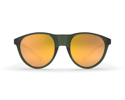 Spektrum Null Bio Sunglasses / Moss Green / Gold Bio-Based Performance Eyewear