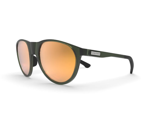 Spektrum Null Bio Sunglasses / Moss Green / Gold Bio-Based Performance Eyewear