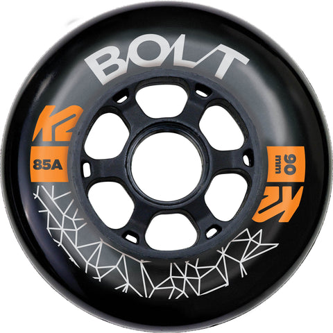 K2 BOLT 90 MM 85A 8 WHEEL PACK W ILQ 9 BEARINGS/WHEELS 2023