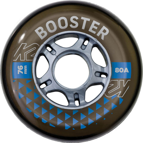K2 BOOSTER 76MM 80A 4 WHEEL PACK BEARINGS/WHEELS 2023