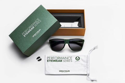 Spektrum Anjan Bio Sunglasses / Moss Green / Gold Bio-Based Performance Eyewear