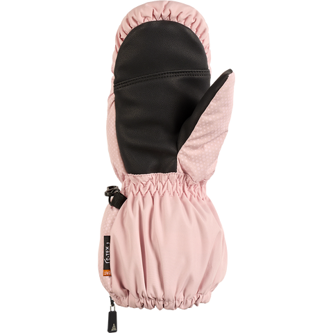 Cairn Doodle In Pure B Long Kids' Ski & Snowboard Mittens - Powder Pink