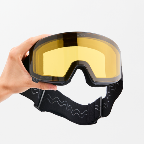 Cairn Bera L Pure CLX3 Magnetic Ski & Snowboard Goggles - Mat Black