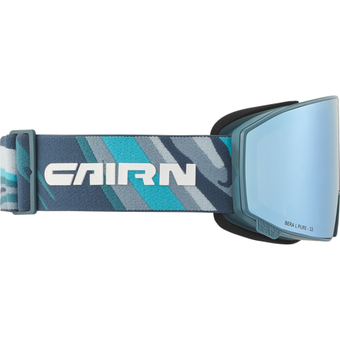 Cairn Bera L Pure CLX3 Magnetic Ski & Snowboard Goggles - Mat Blue