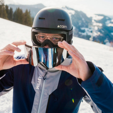 Cairn Bera L Pure OTG CLX3 Magnetic Ski & Snowboard Goggles - Mat Black