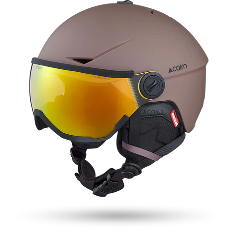 Cairn Rise II Visor Ski & Snowboard Helmet - Mat Cacao