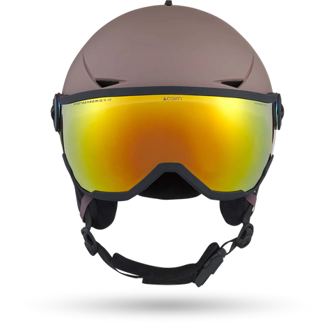 Cairn Rise II Visor Ski & Snowboard Helmet - Mat Cacao