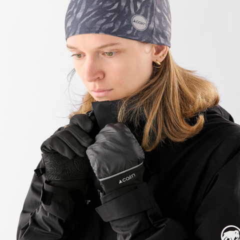 Cairn Malawi Headband - Coal Zebra