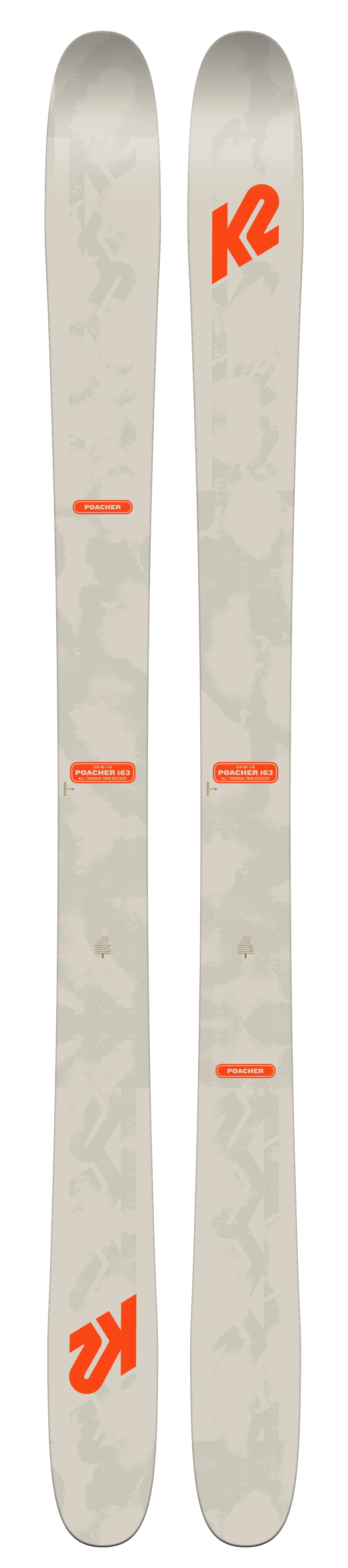 K2 Poacher Skis 2024 – aspect /