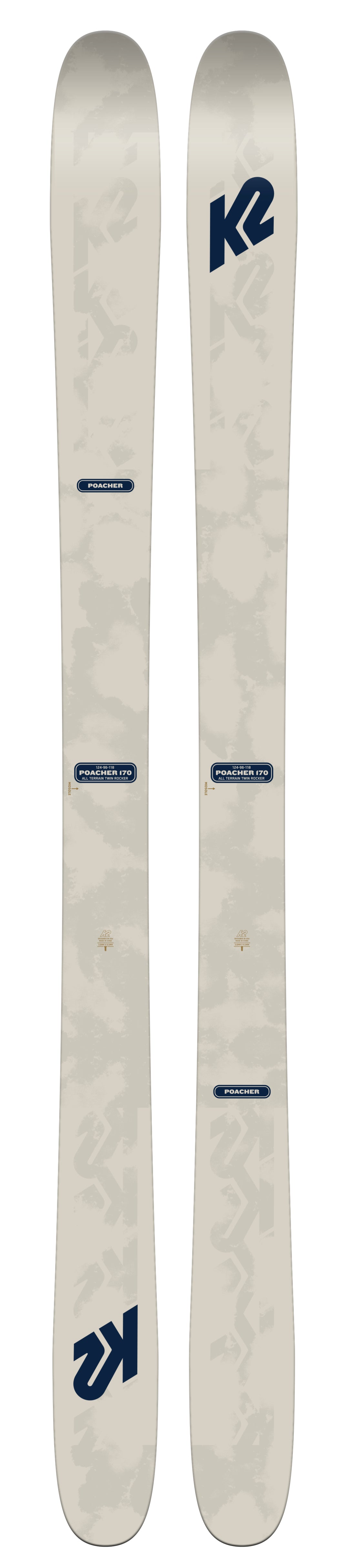 K2 Poacher Skis 2024 – aspect /