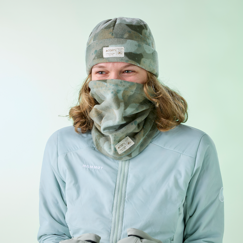 Cairn Zelie Fleece Hat - Khaki Watercolor