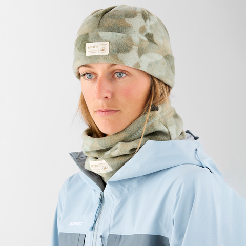 Cairn Zelie Fleece Hat - Khaki Watercolor