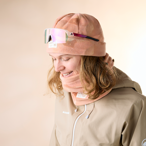 Cairn Zelie Neck Warmer - Peach Watercolor