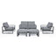 Maze Amalfi 2 Seat Sofa Set With Rising Table