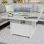 Maze Amalfi Small Corner Dining with Square Fire Pit Table