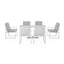 Maze Amalfi 6 Seat Rectangular Dining Set with Rising Table