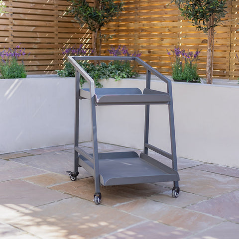 Maze Aluminium 2-tier Trolley