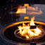 Maze 100x100cm Square Gas Fire Pit
(includes glass surround, and fire stones)